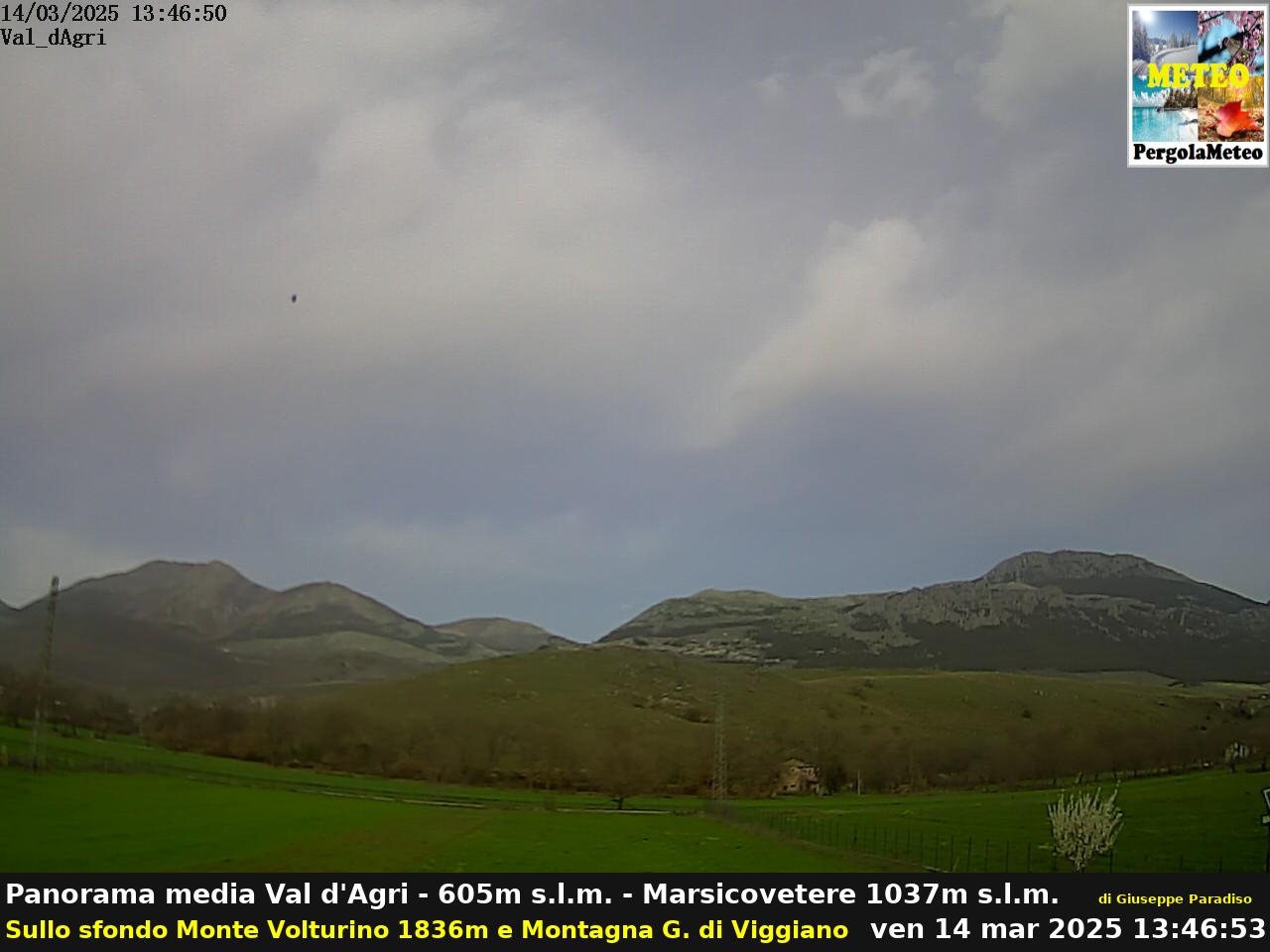 immagine della webcam nei dintorni di Monte Sirino: webcam Tramutola